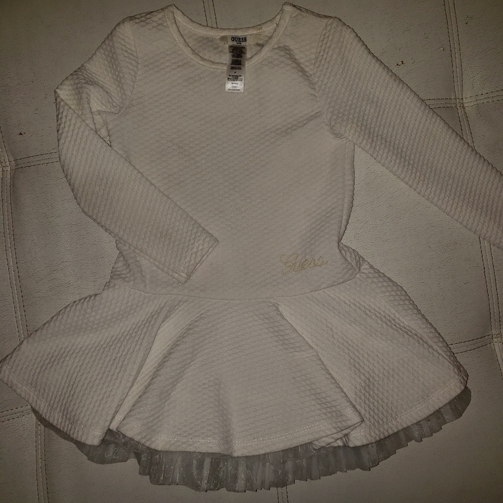 Guess peplum shirt dress
